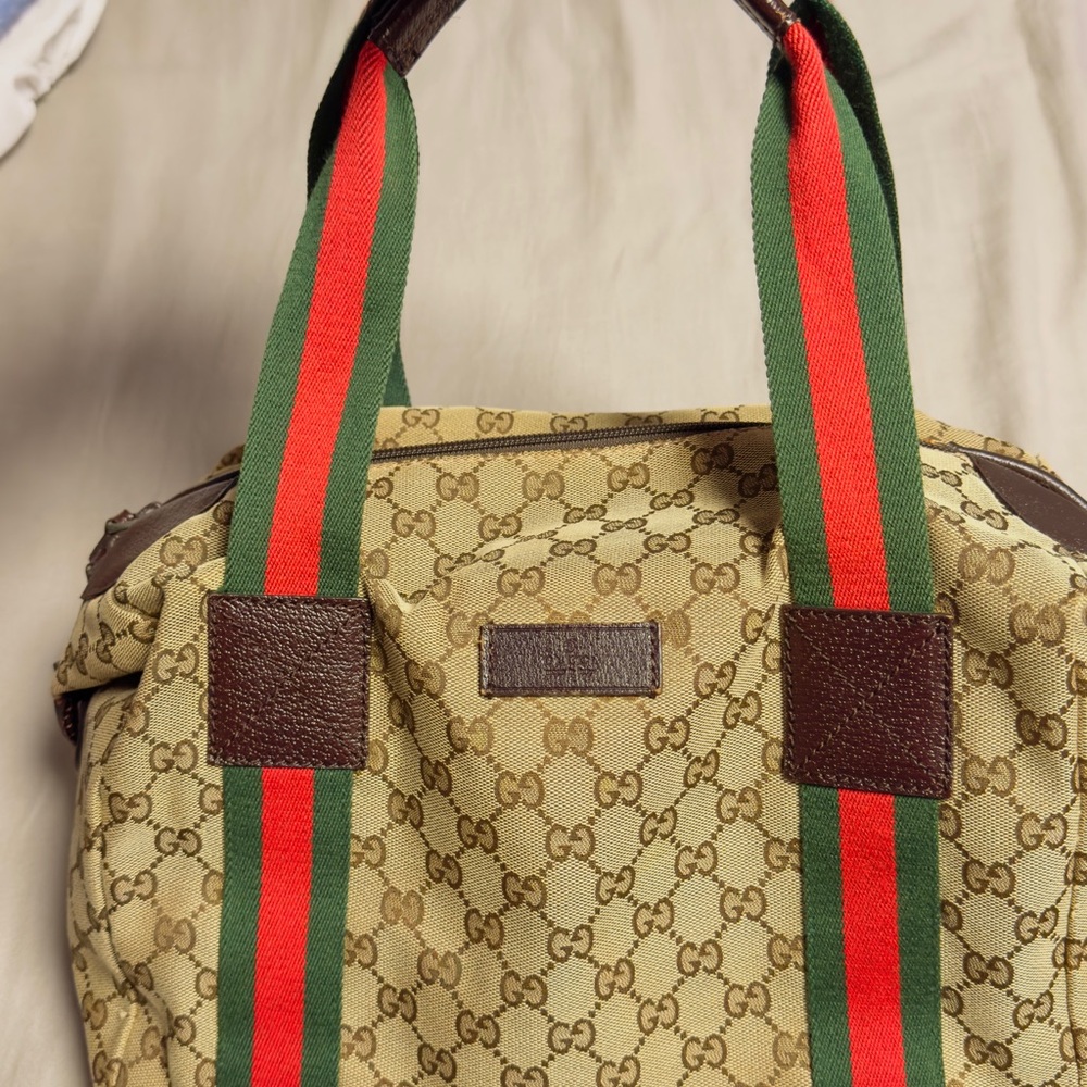 Gucci Monogram Web Medium Carry-on Duffle